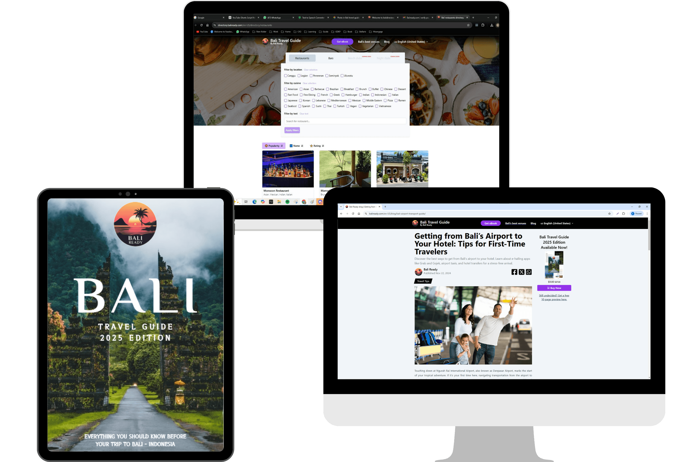 Bali Ready's features