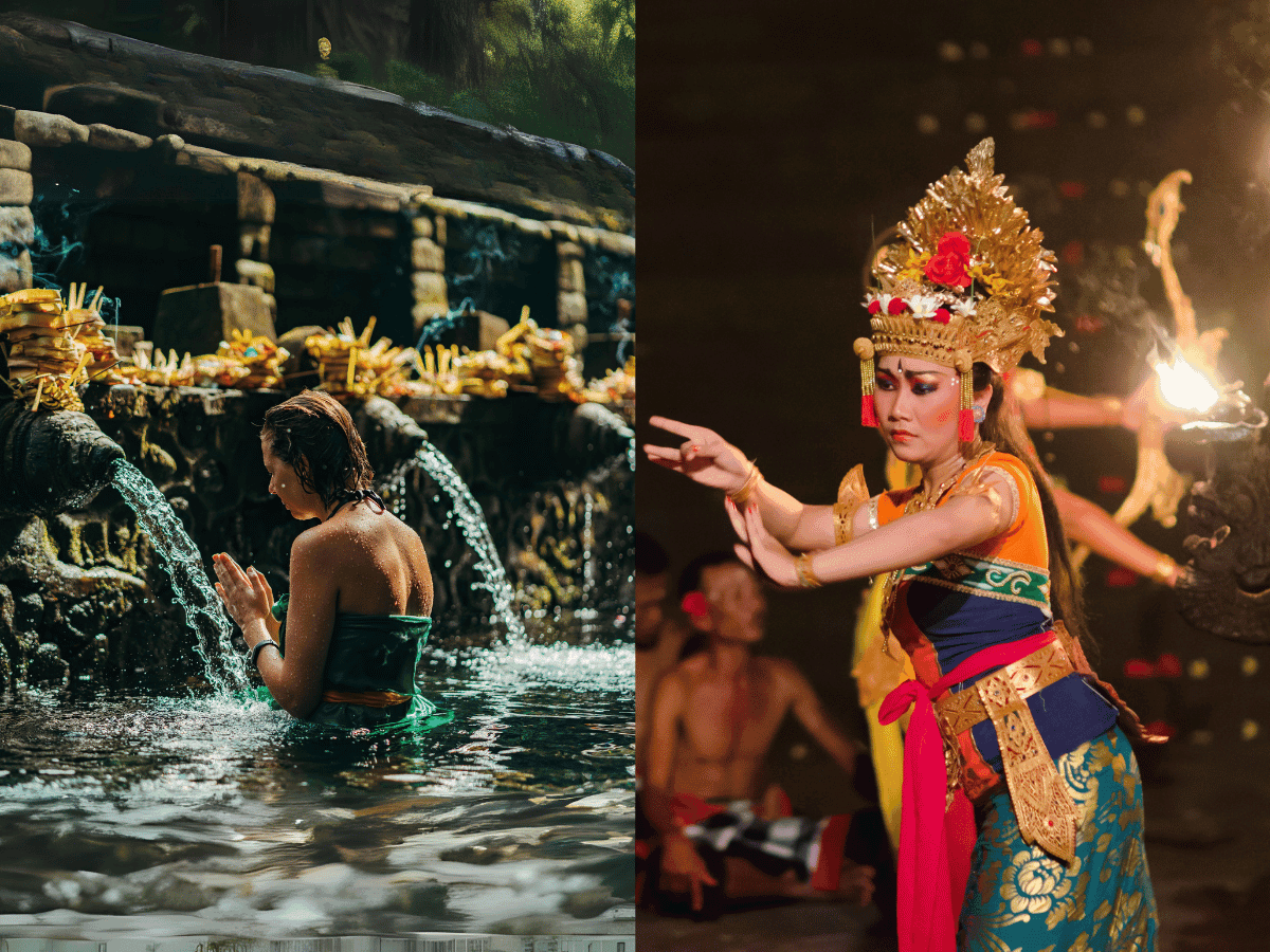 Water Purification Ritual/Legong Dance Performance